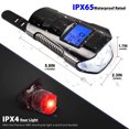 thumbnail image 2 of Amdohai Bike Light Set, Speedometer LED Bike Lights with Horn, LCD Display USB Rechargeable Bike Tail Light and Cycle Head Light Front Light Set, 2 of 7