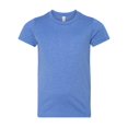 thumbnail image 1 of BELLA+CANVAS T-Shirt Jersey à Manches Courtes 3001Y, S, Bleu Columbia Chiné, 1 of 2