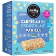 thumbnail image 3 of Healthy Crunch Rice Crispy Squares Vanilla (School Approved®, Nut-free, Peanut-free, Gluten-free, Allergen-free, Dairy-free, Vegan, Lower in Sugar, Contains 1 serving of Fruits and Vegetables per serv, 3 of 3