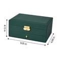 thumbnail image 3 of Vaidha Jewelry Box With Lock Jewelry Box Storage Box, 3 of 5