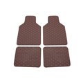 thumbnail image 1 of Maytalsory 4 Pcs Tapis de Sol pour Voiture Doublure Automobile Tapis de Pied Lavable Réutilisable Café, 1 of 6