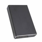 Dual Bay External Hard Drive Enclosure, USB3.1 HDD Enclosure 12TB Capacity Support UASP Independent Power Cable for 2.5 Inch I/II/III HDD SSD