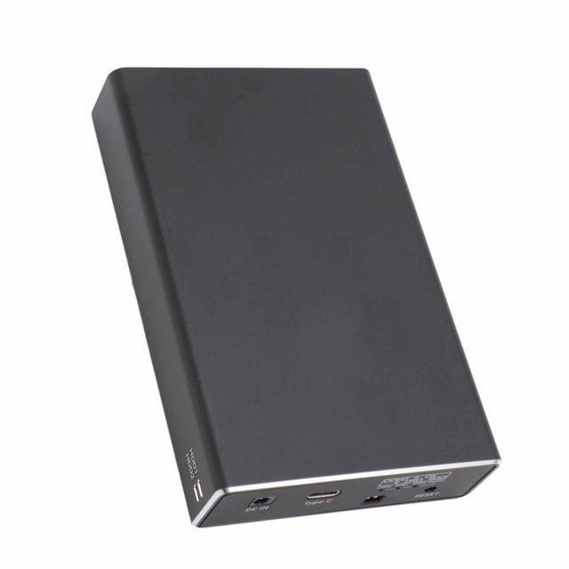 Dual Bay External Hard Drive Enclosure, USB3.1 HDD Enclosure 12TB Capacity Support UASP Independent Power Cable for 2.5 Inch I/II/III HDD SSD