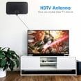 thumbnail image 3 of EASTIN TV Antenna  HD TV Indoor Antenna Long Range 250 Mile Signal Reception  High Power Amplifier To Boost Signal Cable  Supports All HD Digital TV Formats, 3 of 7