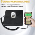 thumbnail image 4 of ZENY Portable 220 Lbs Digital Refrigerant Electronic Charging Scale HVAC AC R134a Manifold Gauge Set with Case, 4 of 4