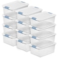 thumbnail image 1 of Sterilite Contenant de Rangement en Plastique de 15 Qt avec Couvercle à Loquet, (Lot de 12), 1 of 12