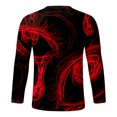 thumbnail image 5 of LUOGENLI T-shirts pour Homme pour Hommes T-shirts pour Hommes Célébration Performance Tour Mode Chemise Décontractée Thème Oeil Imprimé Manches Longues Col Rond T-Shirt T-shirts pour Hommes T-shirts Graphiques T-shirts Pêche Vêtements d'Été Noir m, 5 of 5