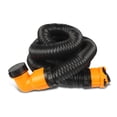 thumbnail image 1 of RV Sewer Hose 3-inch Sewage Pipe for RV  Shrinkage Length 1.3meter  Stretch Length 4.8m, 1 of 6