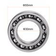 thumbnail image 2 of Uxcell Deep Groove Ball Bearings C3 Open Type Chrome Steel 30x55x13mm, 2 of 4