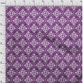 thumbnail image 4 of oneOone Polyester Spandex Purple Fabric Block Sewing Craft Projects Fabric Prints By Yard 56 Inch Wide, 4 of 5