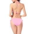 thumbnail image 4 of ylioge Womens Swimsuits Bikini Sets Two-Piece Solid Thongs Bathing Suits, 4 of 6