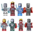 thumbnail image 1 of 8pcs Iron Man Assembled Building Blocks Toys/gifts For Children, 1 of 1