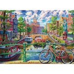 Cobble Hill Jigsaw Puzzle - Amsterdam Canal, 1000 Piece Puzzle