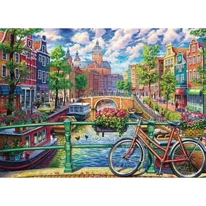Cobble Hill Puzzle de puzzle - Canal d'Amsterdam, 1000 Puzzle de pièce