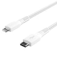 thumbnail image 3 of Onn. 6 FT./1.8 m USB-C to Lightning Braided Cable, 3 of 4