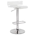 thumbnail image 2 of ACME Rania Swivel Adjustable Bar Stool in Red, 2 of 2
