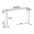 thumbnail image 4 of AnthroDesk Bureau Assis-Debout Électrique Programmable à Moteur Unique (Cadre Blanc), 4 of 7