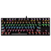 Punk Mechanical Keyboard k550 87 Keys Mechanical Keyboard Green Shaft Gaming Office Notebook Professional Keyboard No.3
