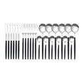 thumbnail image 1 of Amdohai 24Pcs Stainless Steel Dinnerware Set Kitchen Cutlery Set Knife Fork Spoon Flatware Tableware Minimalist Silverware, 1 of 8