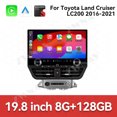 thumbnail image 3 of ZWNAV 19.8 Inch for Toyota Land Cruiser LC200 2016-2021 Screen Car Radio Player Android Host IPS Touch Screen Car GPS Navigation Multimedia Player, 3 of 9