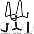thumbnail image 4 of Plate Stands for Display - Iron Easel Stand Plate Holder Display Stand Picture Frame Stand for Pictures, 4 of 4