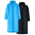 thumbnail image 1 of Lot de 2 Imperméables Ponchos Portatifs, Cameland Manteau de Pluie Imperméable en EVA Réutilisable pour Hommes et Femmes, Manteaux de Pluie Durables Poncho de Pluie à Manches Longues pour Activités de Plein Air, 1 of 8