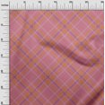 thumbnail image 2 of oneOone Viscose Jersey Fabric Tartan Check Printed Craft Fabric BTY 60 Inch Wide, 2 of 4