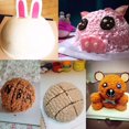thumbnail image 4 of 4Pcs/Set Round 3D Ball Shaped Cake Tin Aluminum Cake Pan Decorating Pastry Tools Cake Mold, 4 of 5