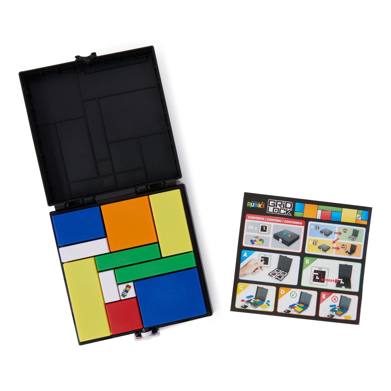 Rubik's Cube Gridlock, le jeu de casse-tête et de résolution de problèmes inspiré du jouet à manipuler classique, pour adultes et enfants à partir de 7 ans