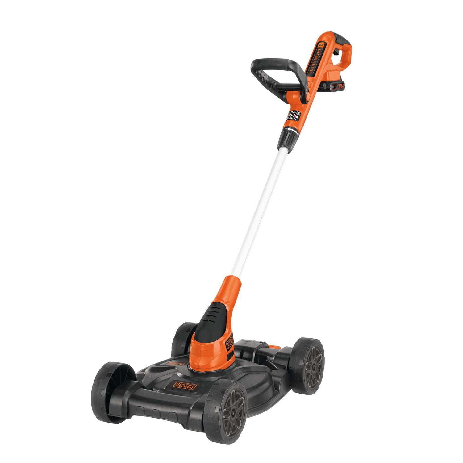 BLACK+DECKER MTC220 20V MAX* Lithium-Ion Cordless 12-inch Compact 3-in-1 String Trimmer/Edger/Mower Kit