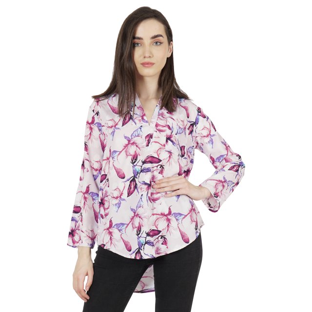 Inkmeso Haut Décontracté Élégant à Manches Longues Imprimées pour Femmes, T-Shirt d'Été Basique Confortable