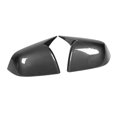 thumbnail image 2 of Side Rearview Mirror Cover High Glossy Door Exterior Wing Mirror Caps Replacement for Tesla Model Y 2020 to 2023 Carbon Fiber Style, 2 of 14
