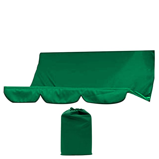 LCXmlly Swing Canopy Rain Cover Waterproof Ruffle Design UV Resistant Simple Installation Universal Protective Oxford Thickened Swing Canopy