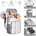 thumbnail image 3 of Country Rustic Wildflower Insulated Cooler Backpack, Leakproof Waterproof Lunch Backpack for Farmhouse Style Outdoor Activities, 3 of 6
