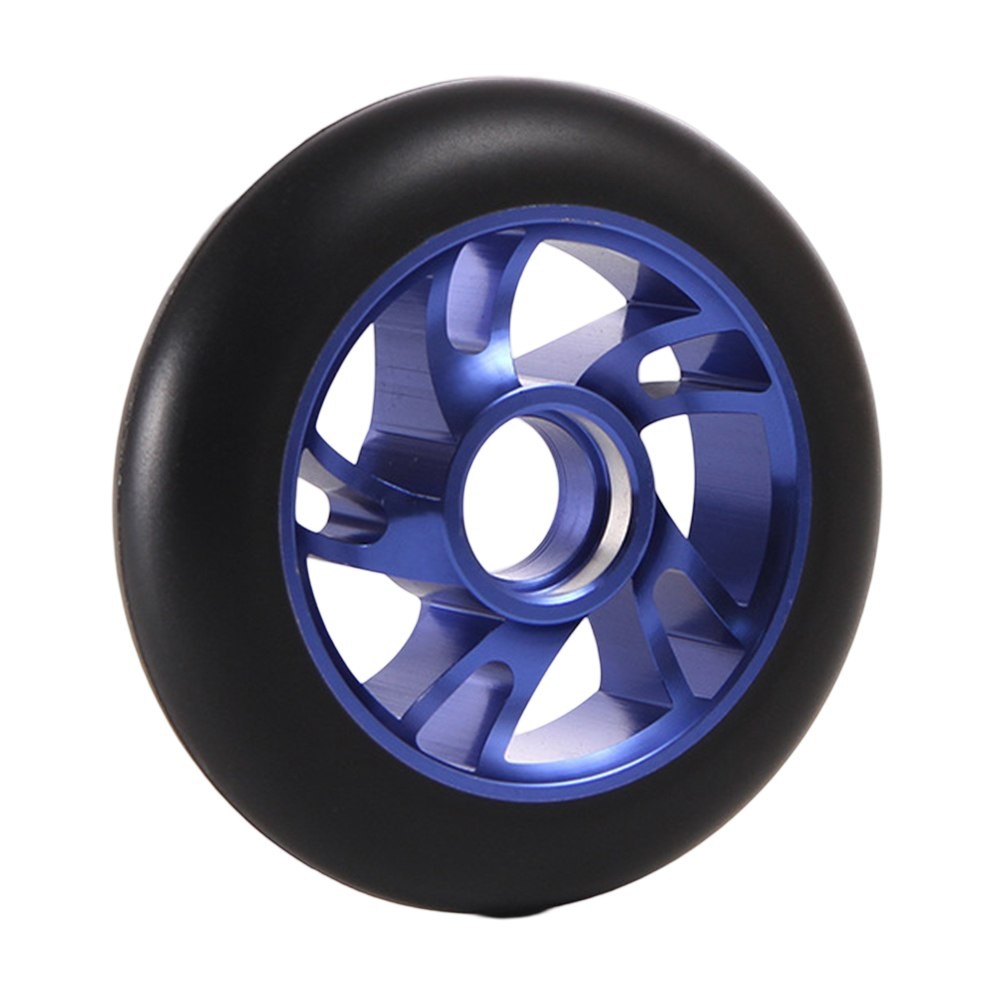 Recreational Riding 100mm Scooter Wheels Aluminum Wheels Aluminum Alloy Wheels Lightweight And Strong Professional Scooter Parts