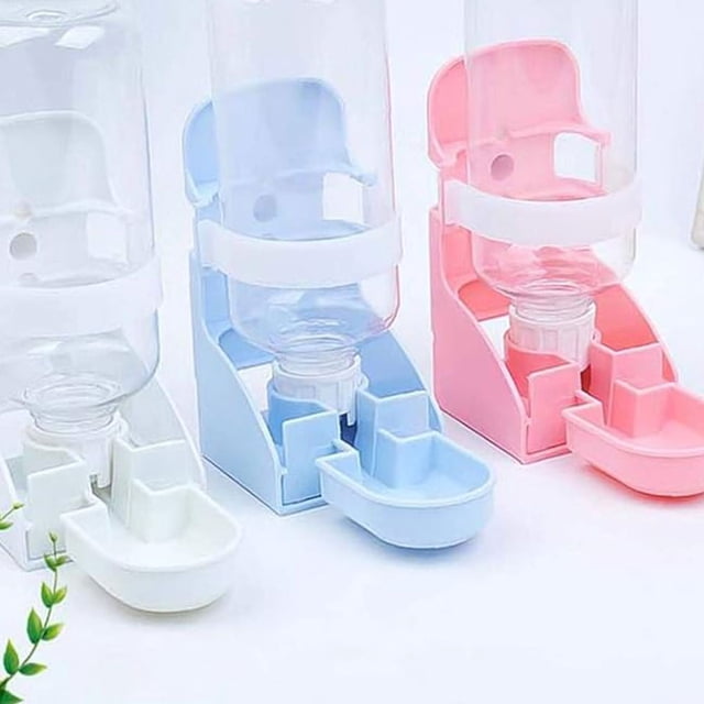 Becaristey Pet Drinker Time And Energy Saving Water Dispenser For Cats And Dogs Durable Easy To Clean pink 1Set