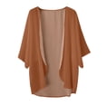 thumbnail image 4 of 2025 Cardigan Transparent à Manches Courtes pour Femmes 1X Cardigan en Mousseline à devant Ouvert Cardigan Papillon Haut Chandails d'Été pour Femmes Cardigans Sans Manches à devant Ouvert pour Femmes Cardigan en Molleton, 4 of 4