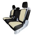 thumbnail image 1 of For 2018–2023 Honda Odyssey FH Group Neoprene Custom Fit Waterproof Car Seat Covers - 2nd Row Beige, 1 of 5