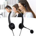 thumbnail image 3 of Call Telephone Headset OmniDirectional Business Office Telephone Call Center Corded Headset, 3 of 7