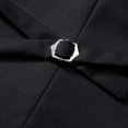 thumbnail image 4 of BOBOGOJP Mens Suit Jacket Business Slim Fit One Button Formal Blazer (Black,XXL), 4 of 5
