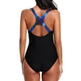 thumbnail image 4 of Charmo Womens Pro One Piece Athletic Bathing Suit Color Block Swimsuit, 4 of 7