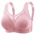 thumbnail image 4 of Timegard 3pc Bra for Women No Underwire Mesh Adjustable Strap Full Support Comfortable Seniors Bras, 4 of 6