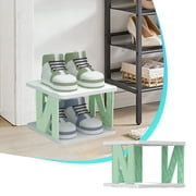 Shoe Rack for Doorway, Crevice Shoe Cabinet Storage Organizer | Multi Layer Dustproof Shoe Shelf | Sturdy Plastic Shoe Storage for Home, Dormitory, Entryway