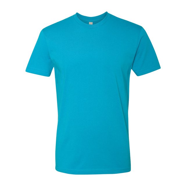 Next Level Cotton Short Sleeve Crew, XL, Turquoise
