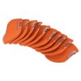 thumbnail image 1 of Unique Bargains Protection Sleeve Visible Window Golf Club Iron Head Covers Orange 10 Pack, 1 of 5