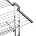 thumbnail image 5 of vidaXL 2-Tier Laundry Drying Rack with Wheels Silver 60x70x106 cm, 5 of 5