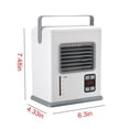 thumbnail image 3 of DEBGFS Portable AC Units For Rooms Mini Air Conditioner For Bedroom AC Fan Mini AC Room AC Small AC Camping AC, 3 of 6