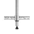 thumbnail image 3 of Étagère à 3 niveaux petite Supreme Whitmor, organisateur de rangement compact en acier chromé pour cuisine, salle de bain et bureau, 3 of 5