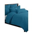 thumbnail image 1 of Gouchee Home Leaf Solid Quilt Set – Queen Size Teal Bedding Set, 3-Piece Cotton Lightweight Quilt with Leaf Stitch Pattern, Soft Prewashed All-Season Bedspread & Pillow Shams, 1 of 2