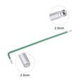 thumbnail image 3 of Unique Bargains 2.5mm Ball End Hex Key Wrench, L Shaped Long Arm S2 Steel Repairing Tool 4 Pack, 3 of 5